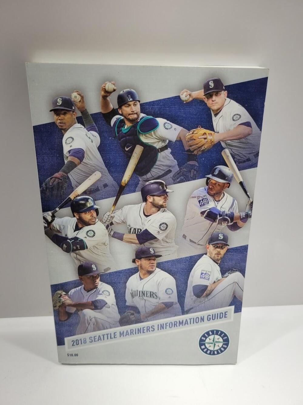 Seattle Mariners Information Guide 2018 Blue MLB Baseball Media Book Stats